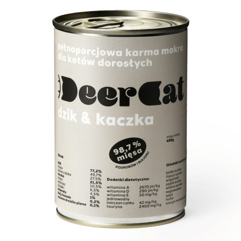Deer Cat dzik i kaczka 400g