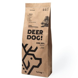 Deer Dog Dzik z batatami 1,5 kg małe rasy sucha karma