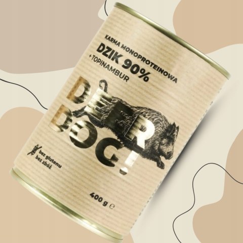 Deer Dog Dzik z topinamburem 400g puszka