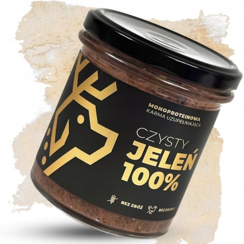 Deer Dog karma mokra jeleń 100% słoik 290 g