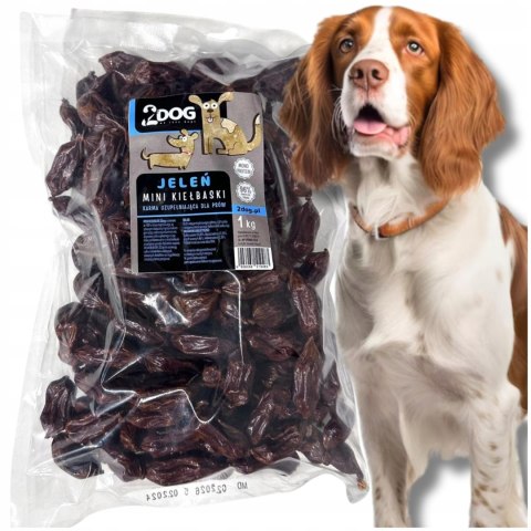 2Dog Mini Kiełbaski JELEŃ 1 Kg