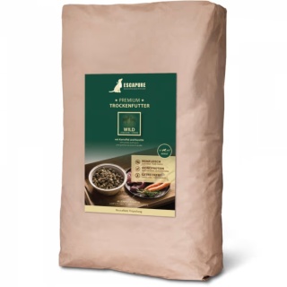 12 kg Escapure Premium Wild Adult - wysokiej jakości karma dla psa, dziczyzna wypiekana w piecu