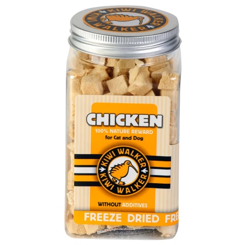 Kiwi Walker Snacks Chicken 80g - 100% kurczak, liofilizowane, naturalne przysmaki dla psa i kota