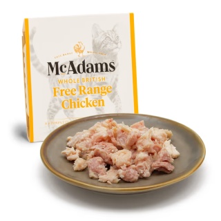 McAdams Free Range Chicken Cat - mokra karma dla kota, kurczak z wolnego wybiegu - 10x 100g