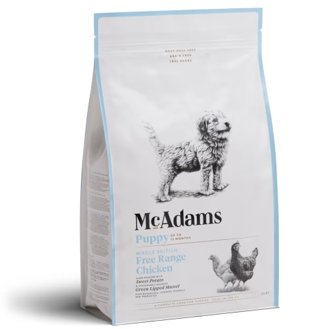5 kg McAdams Puppy Free Range Chicken - wypiekana karma dla szczeniaka, kurczak z wolnego wybiegu