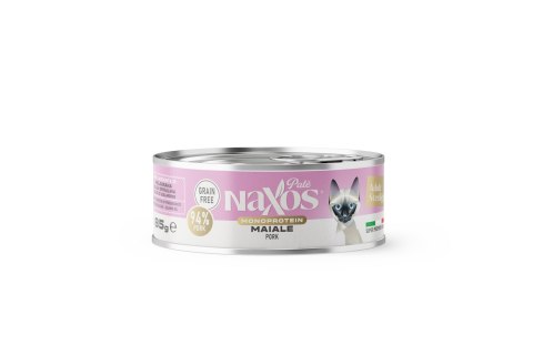 NAXOS CAT STERILIZED MONO Puszka dla kotów sterylizowanych o smaku wieprzowiny 85g